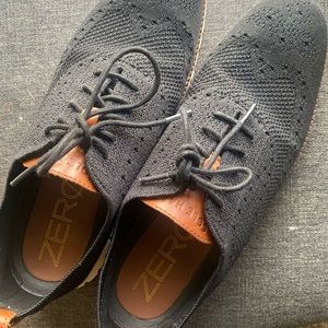 Cole Haan Zero black cloth wingtips men’s 9